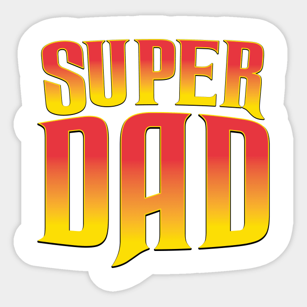 Super Dad Sticker by nickemporium1